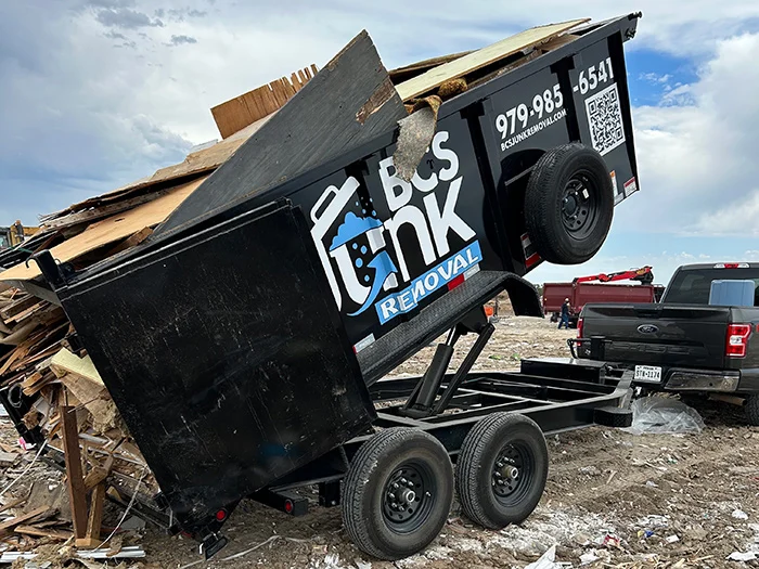 full 15 yard dumpster haul off